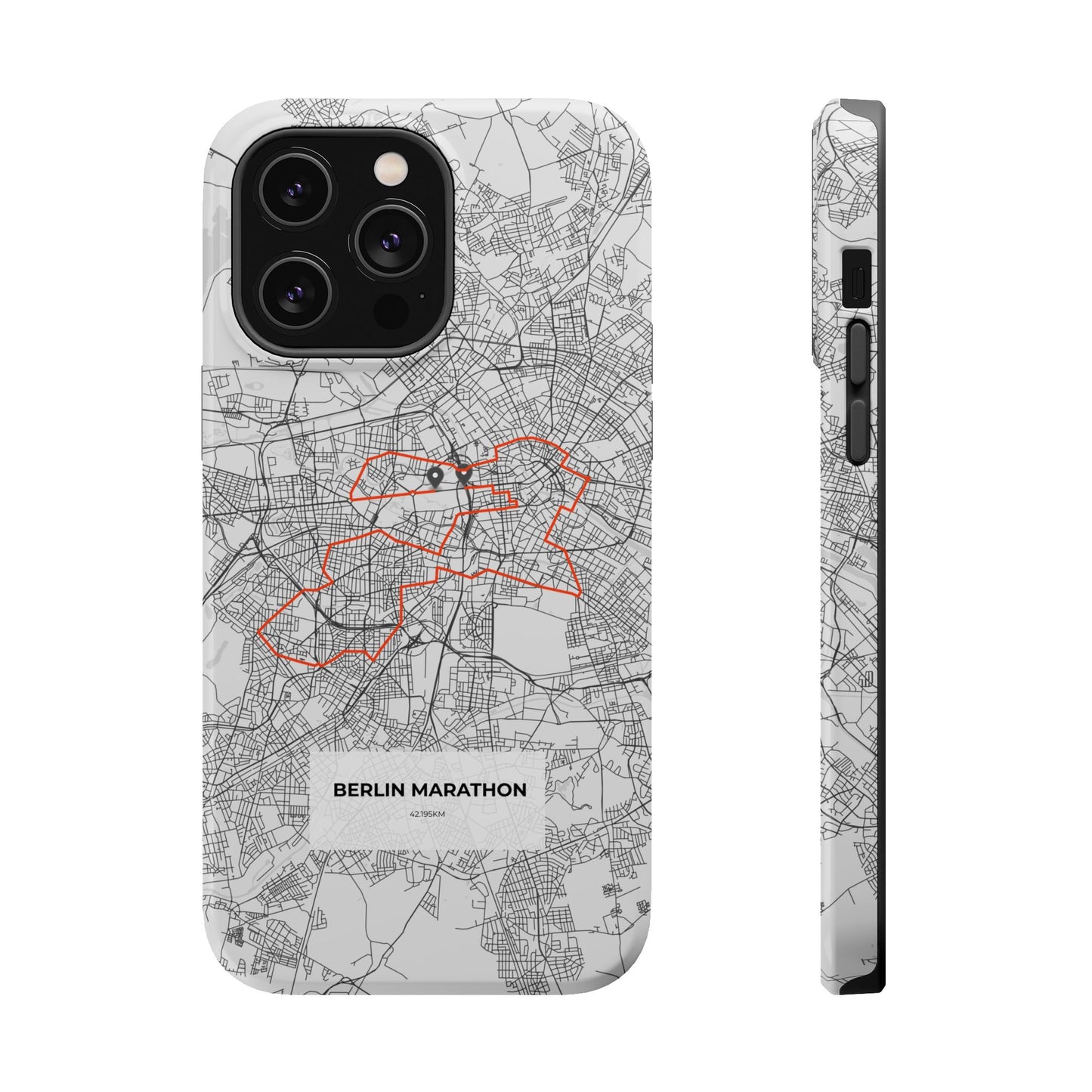 Berlin Marathon Route Magnetic Impact-Resistant Phone Case