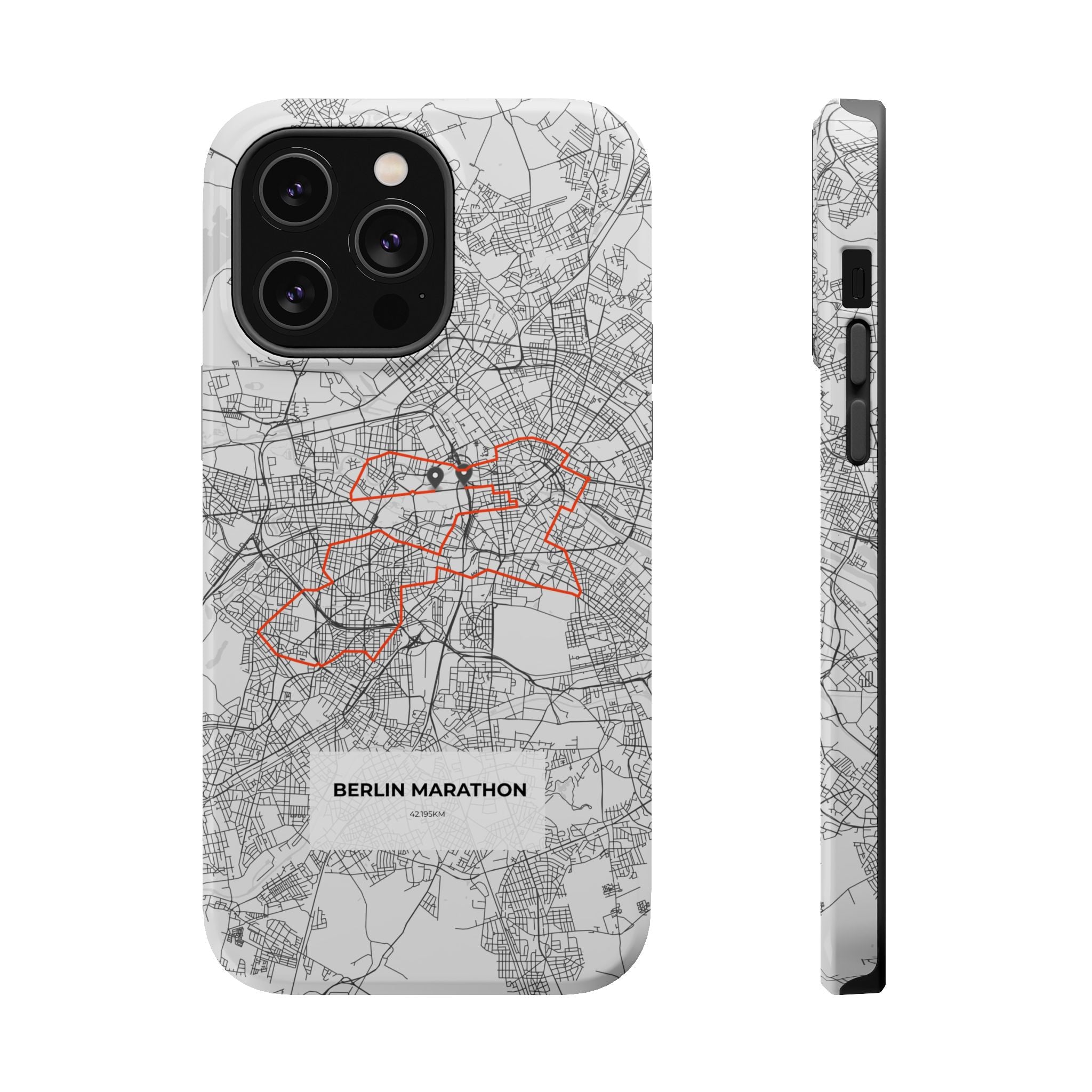 Berlin Marathon Route Magnetic Impact-Resistant Phone Case