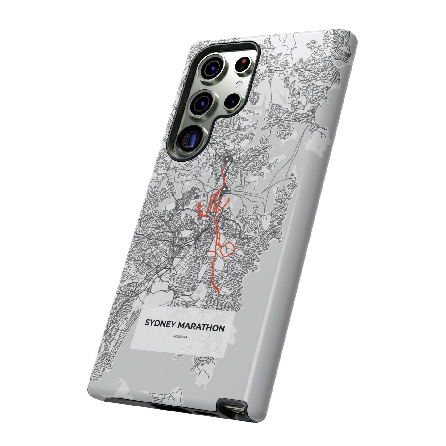 Sydney Marathon Route Tough Phone Case