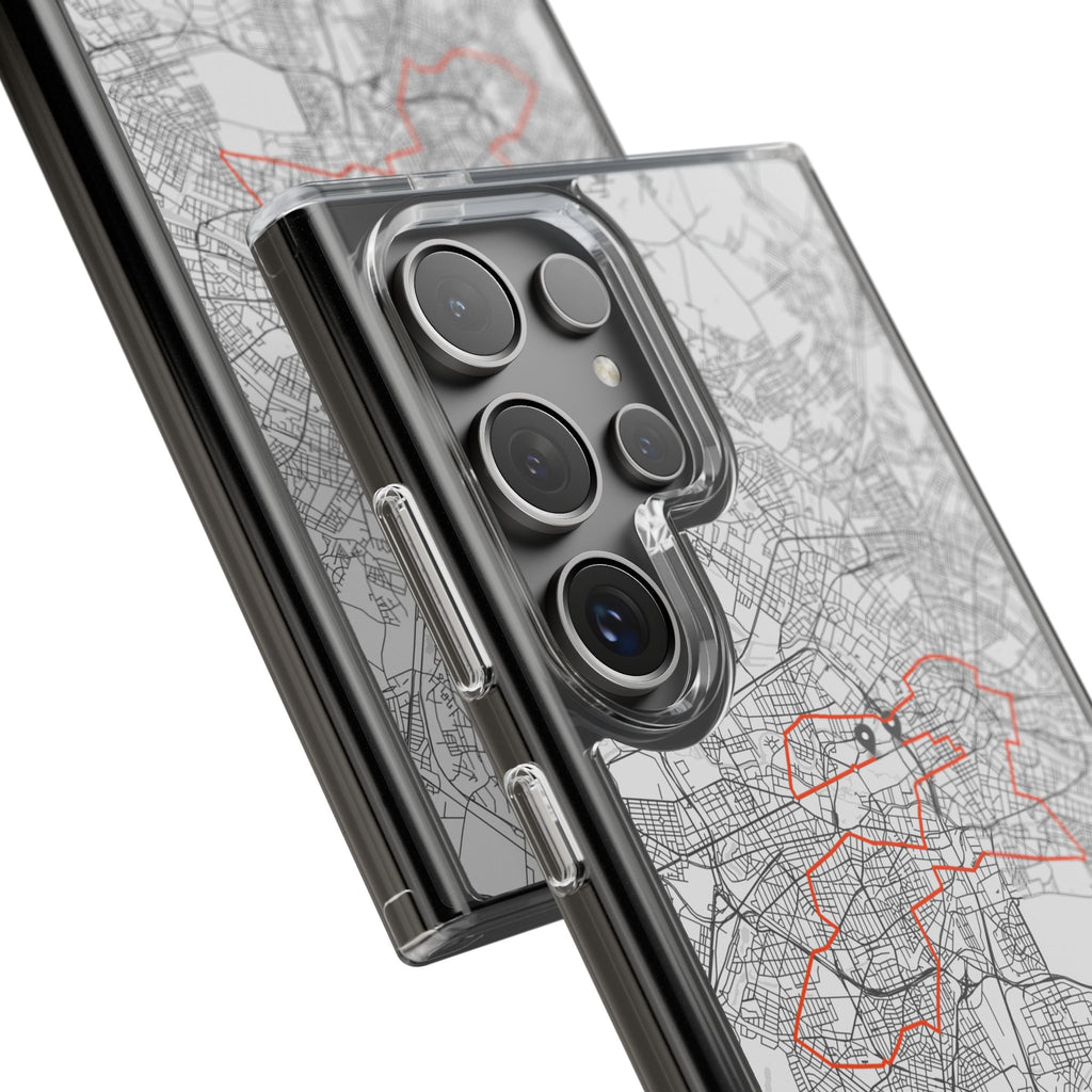 Berlin Marathon Route Clear Impact-Resistant Phone Case