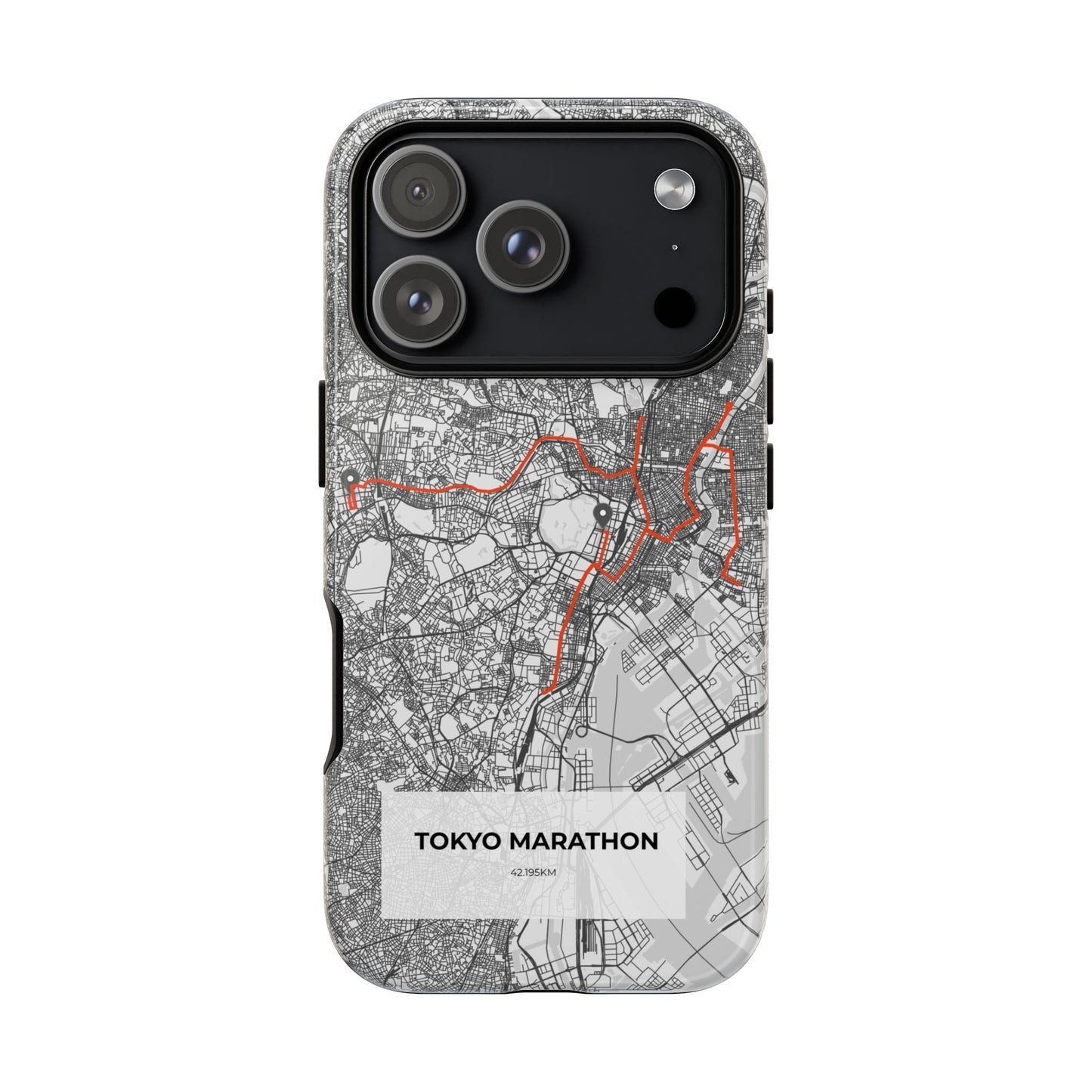 Tokyo Marathon Route Tough Phone Case