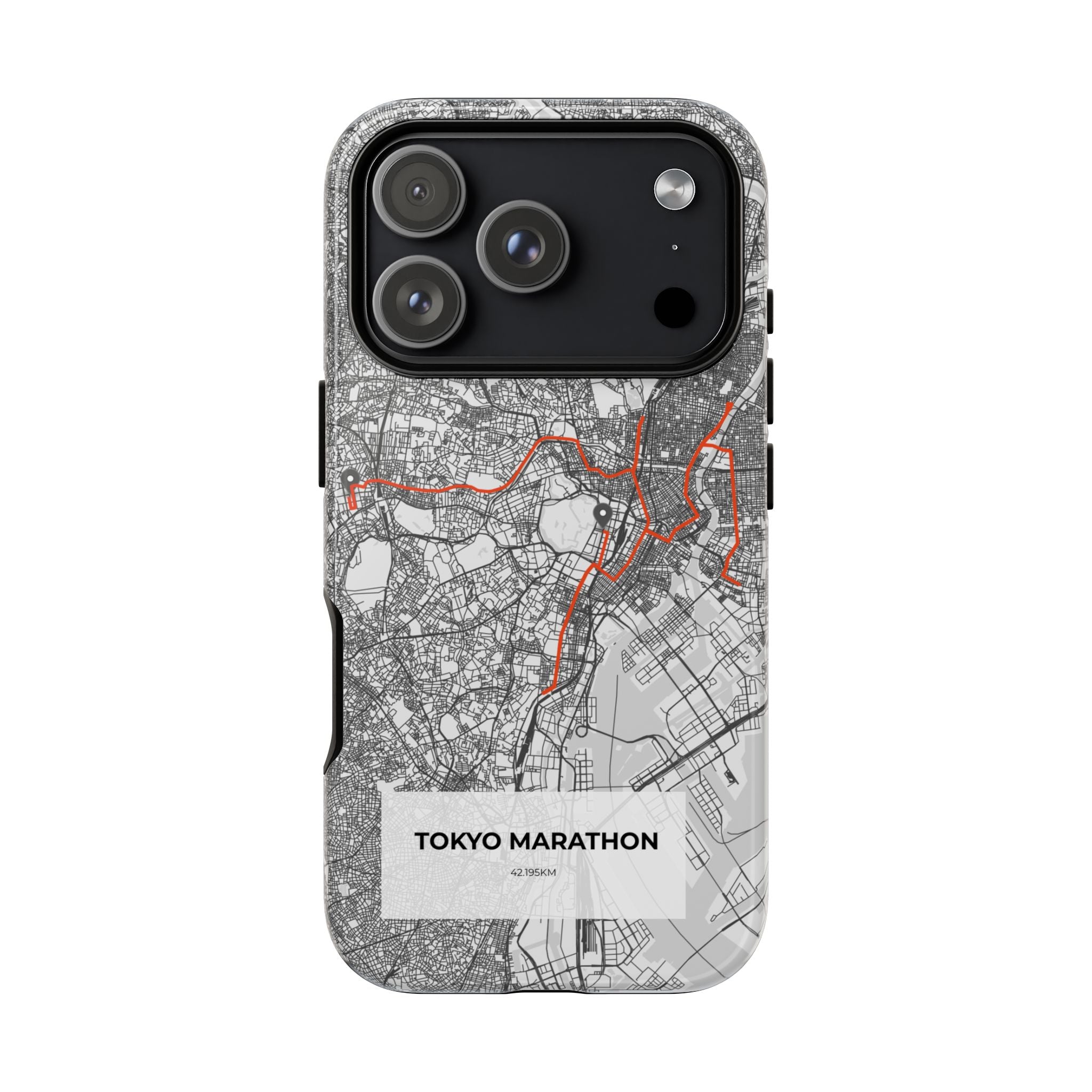 Tokyo Marathon Route Tough Phone Case