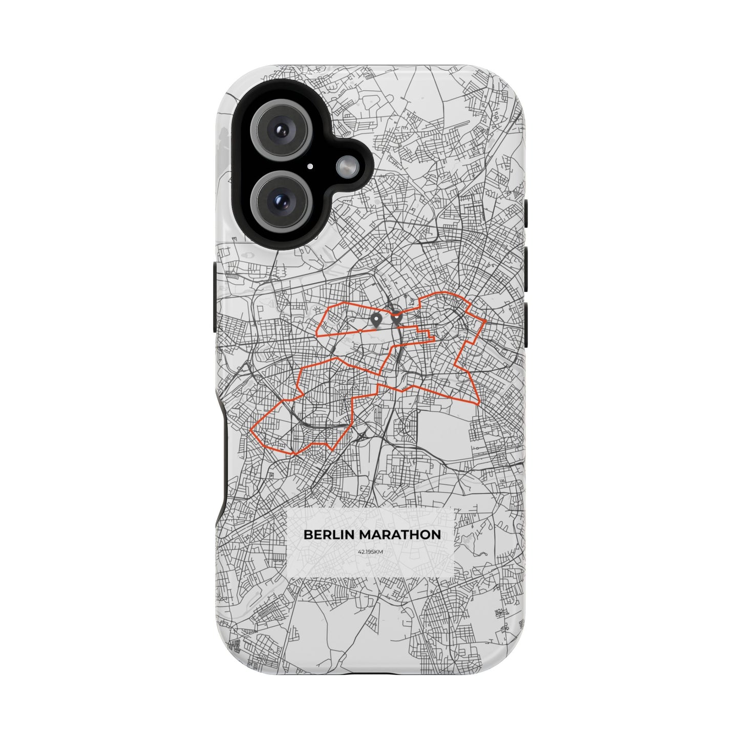 Berlin Marathon Route Magnetic Impact-Resistant Phone Case