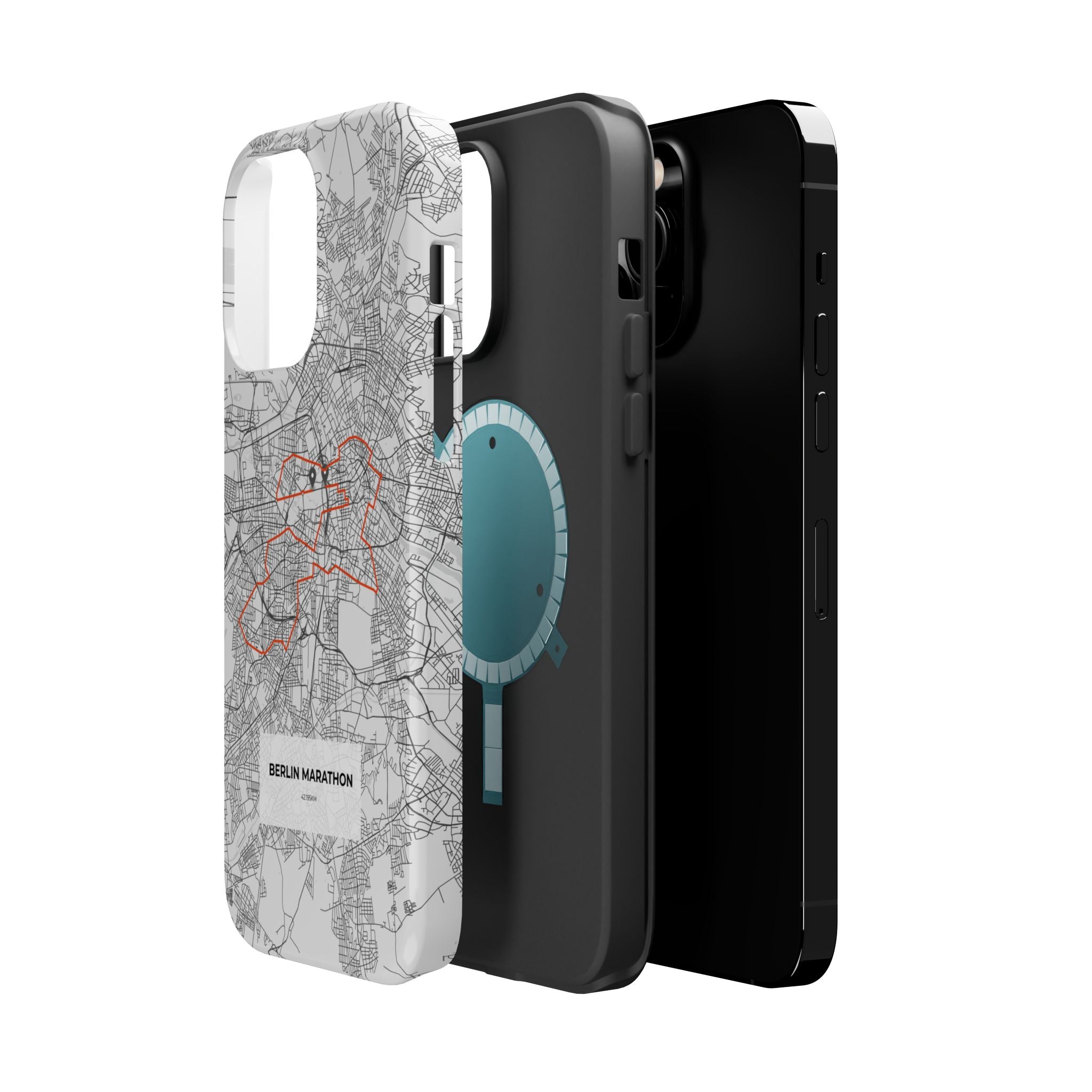 Berlin Marathon Route Magnetic Impact-Resistant Phone Case
