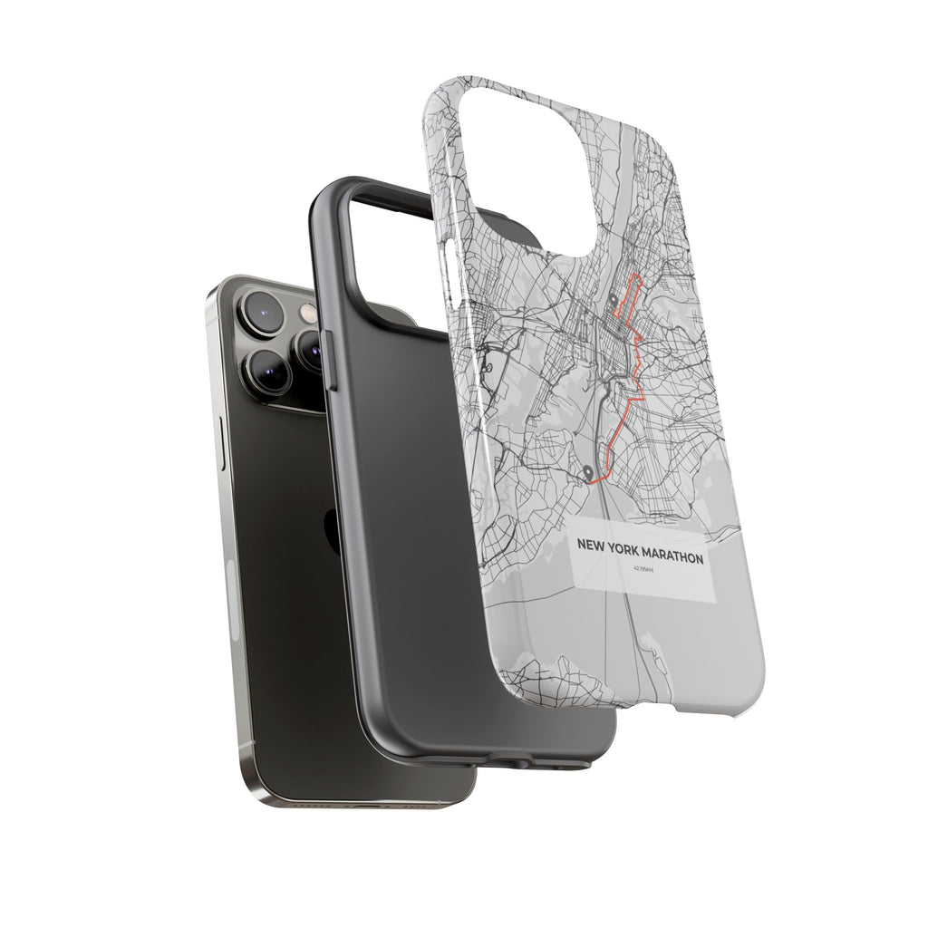 New York Marathon Route Tough Phone Case