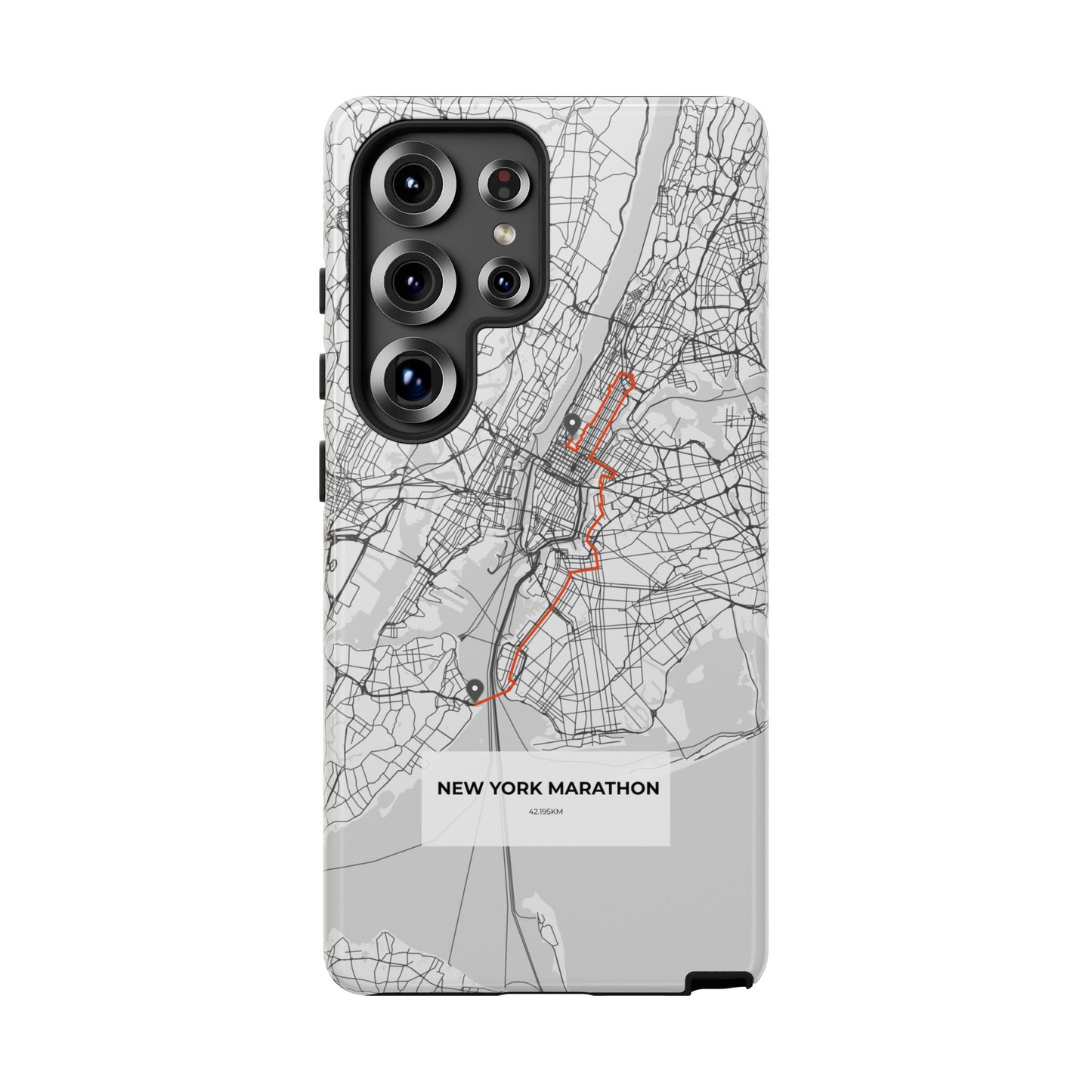 New York Marathon Route Tough Phone Case