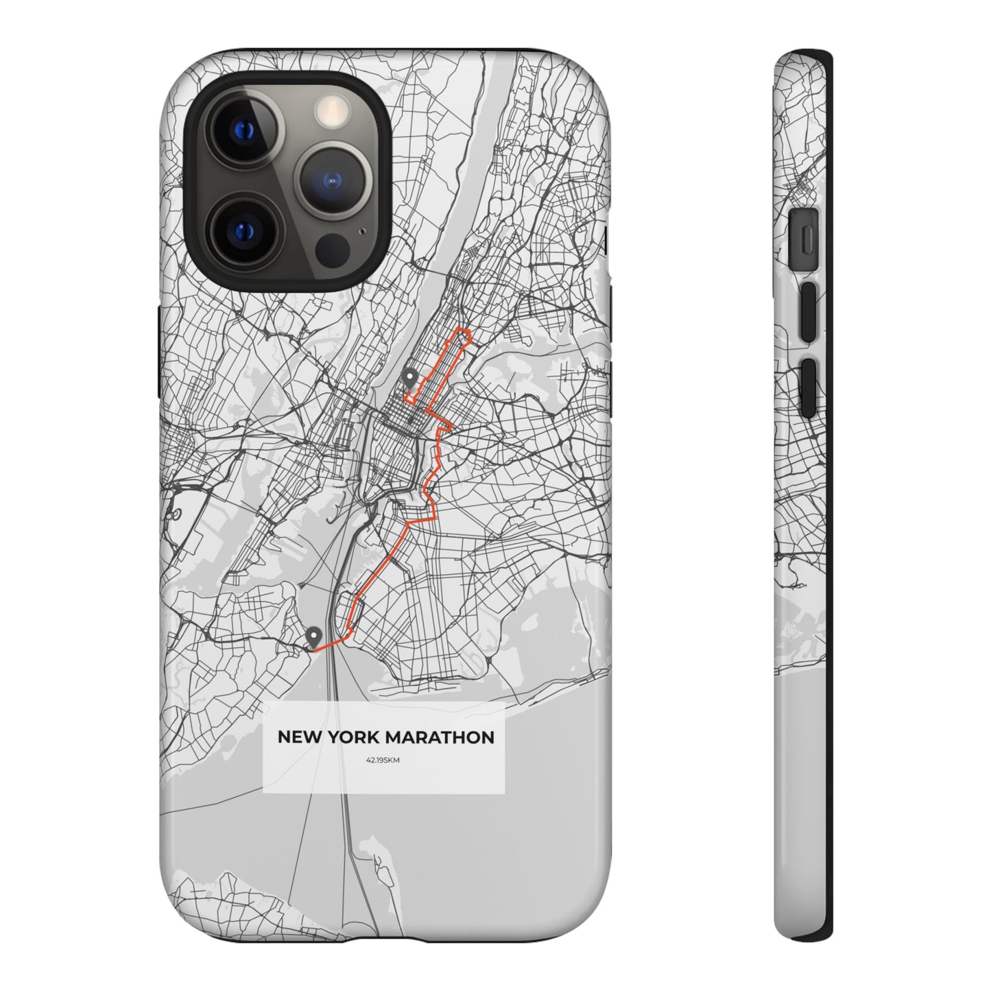 New York Marathon Route Tough Phone Case