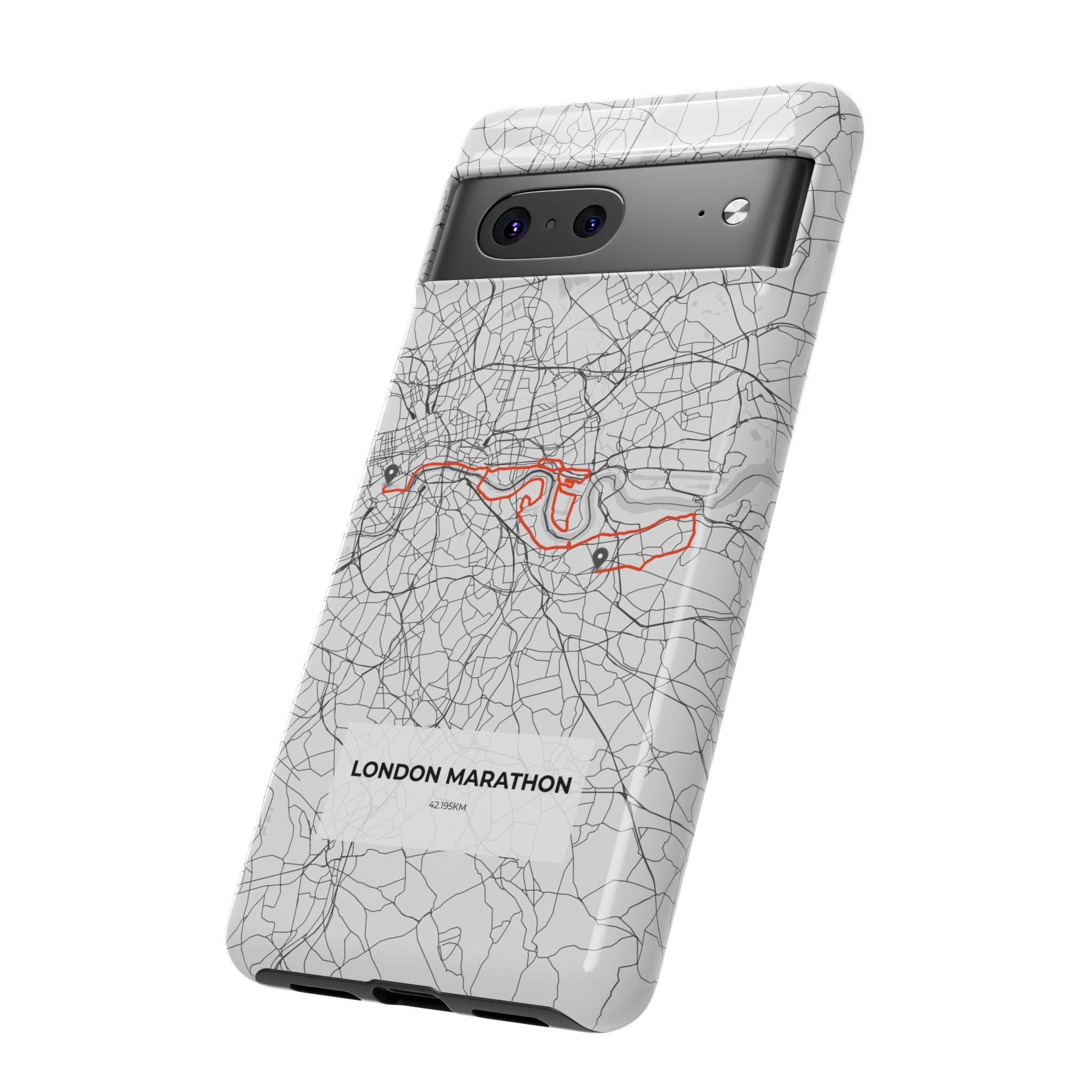 London Marathon Route Tough Phone Case