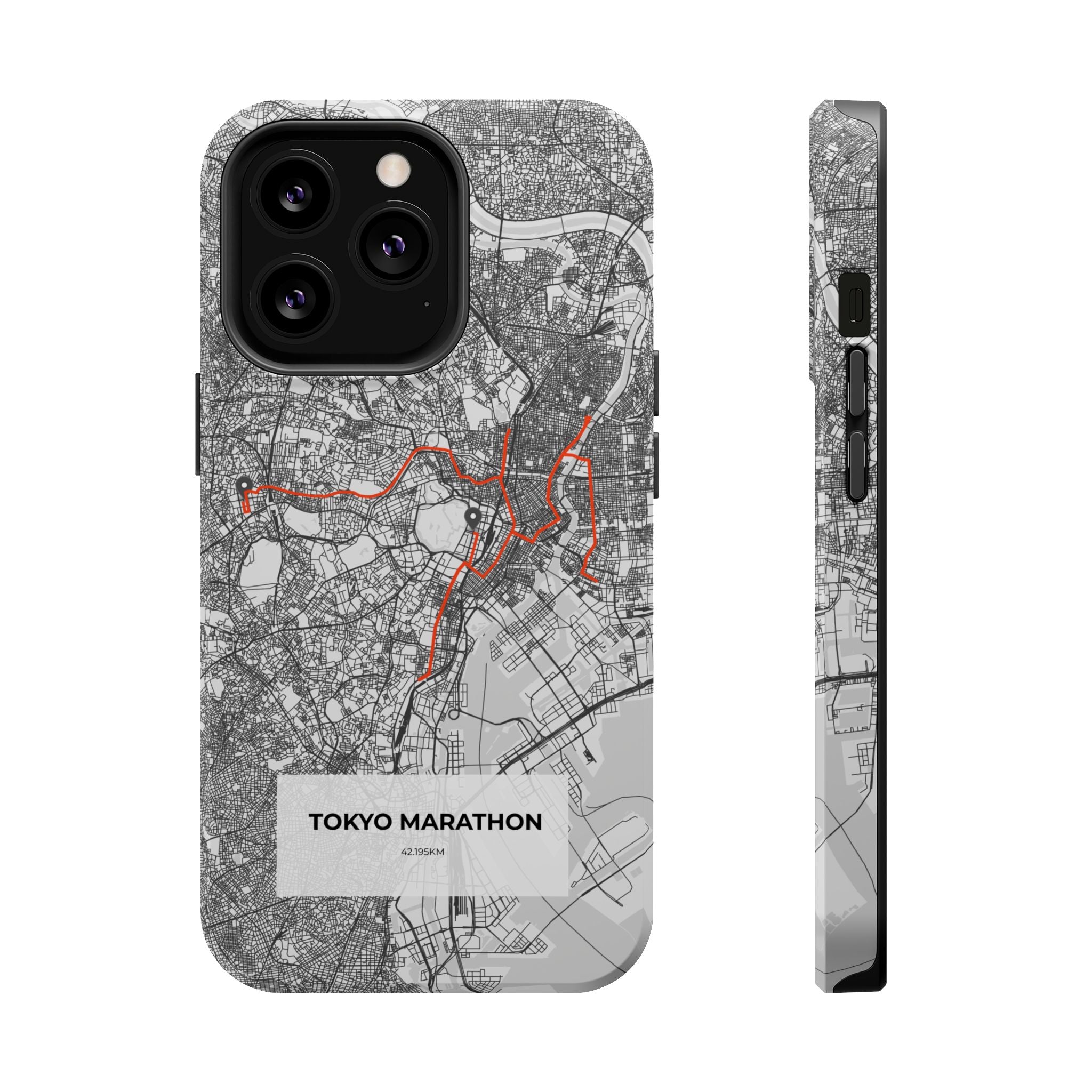 Tokyo Marathon Route Magnetic Impact-Resistant Phone Case