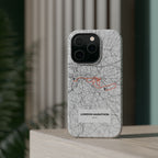 London Marathon Route Magnetic Impact-Resistant Phone Case