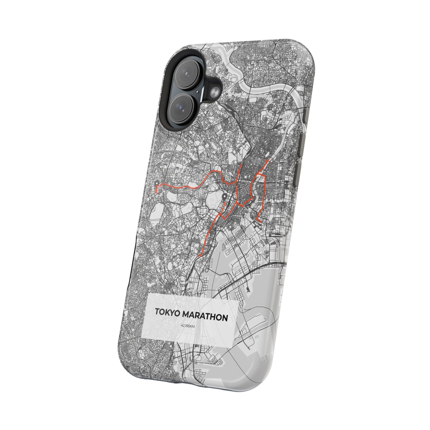 Tokyo Marathon Route Magnetic Impact-Resistant Phone Case