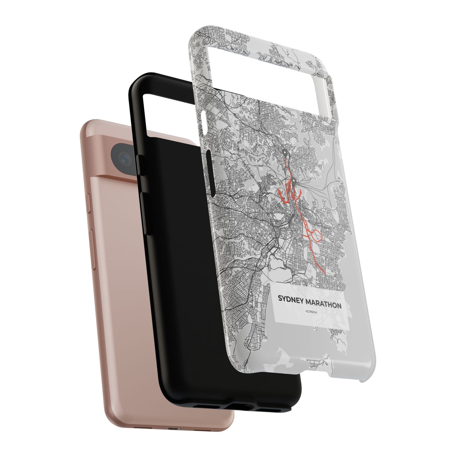 Sydney Marathon Route Tough Phone Case