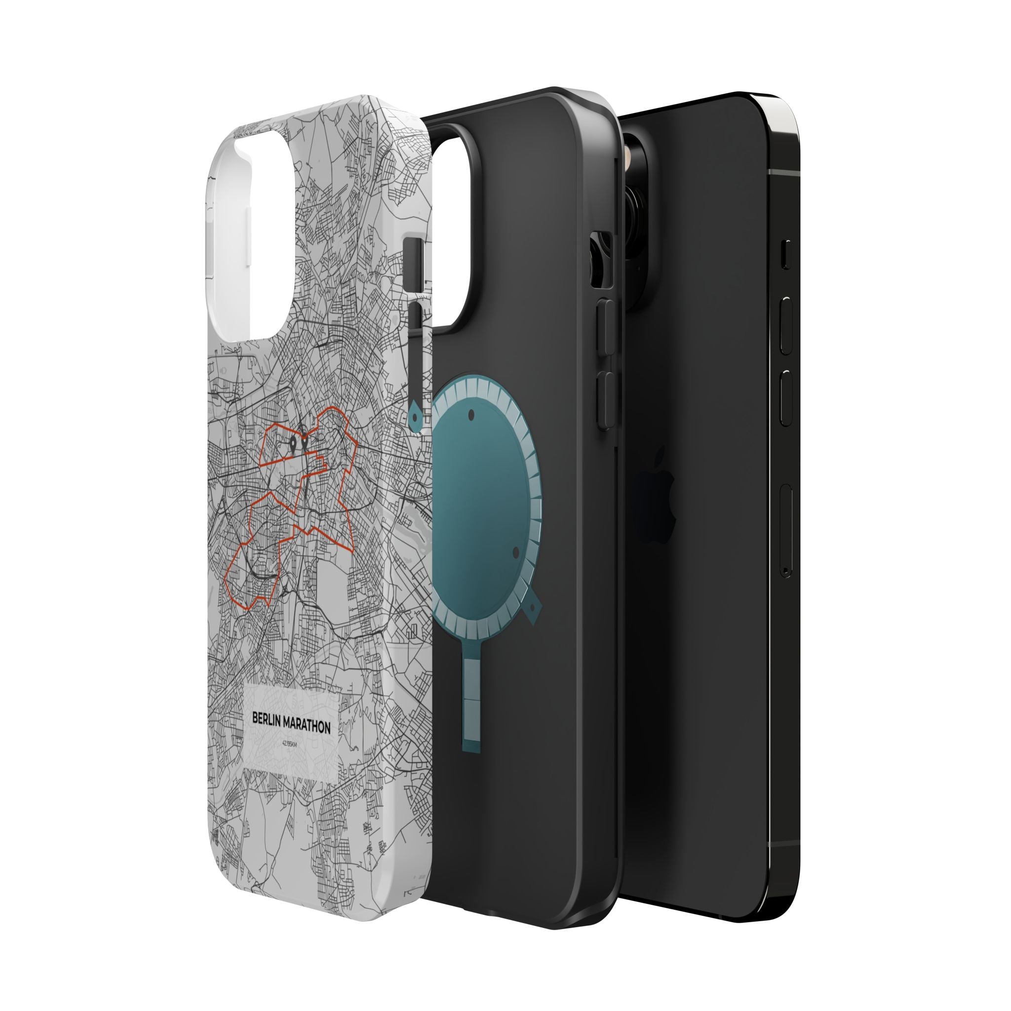 Berlin Marathon Route Magnetic Impact-Resistant Phone Case