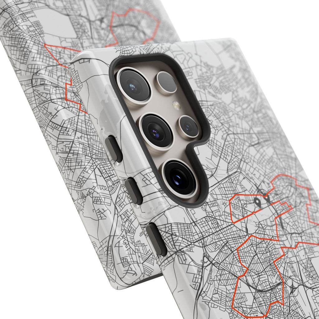 Berlin Marathon Route Tough Phone Case