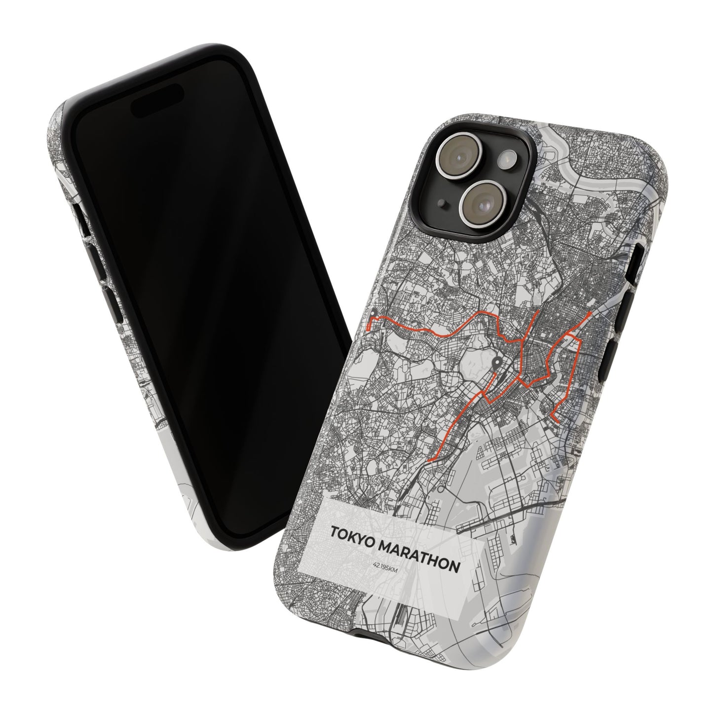 Tokyo Marathon Route Tough Phone Case