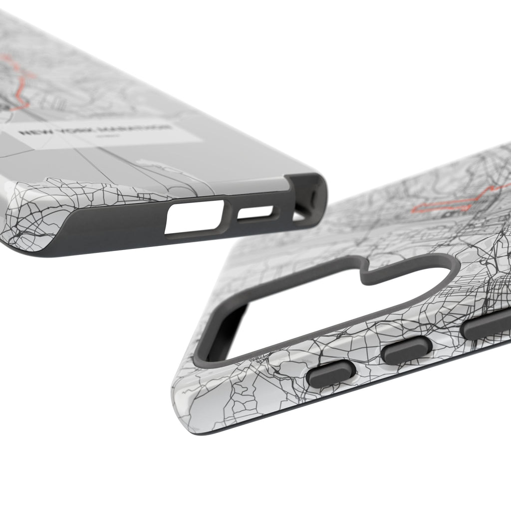 New York Marathon Route Tough Phone Case