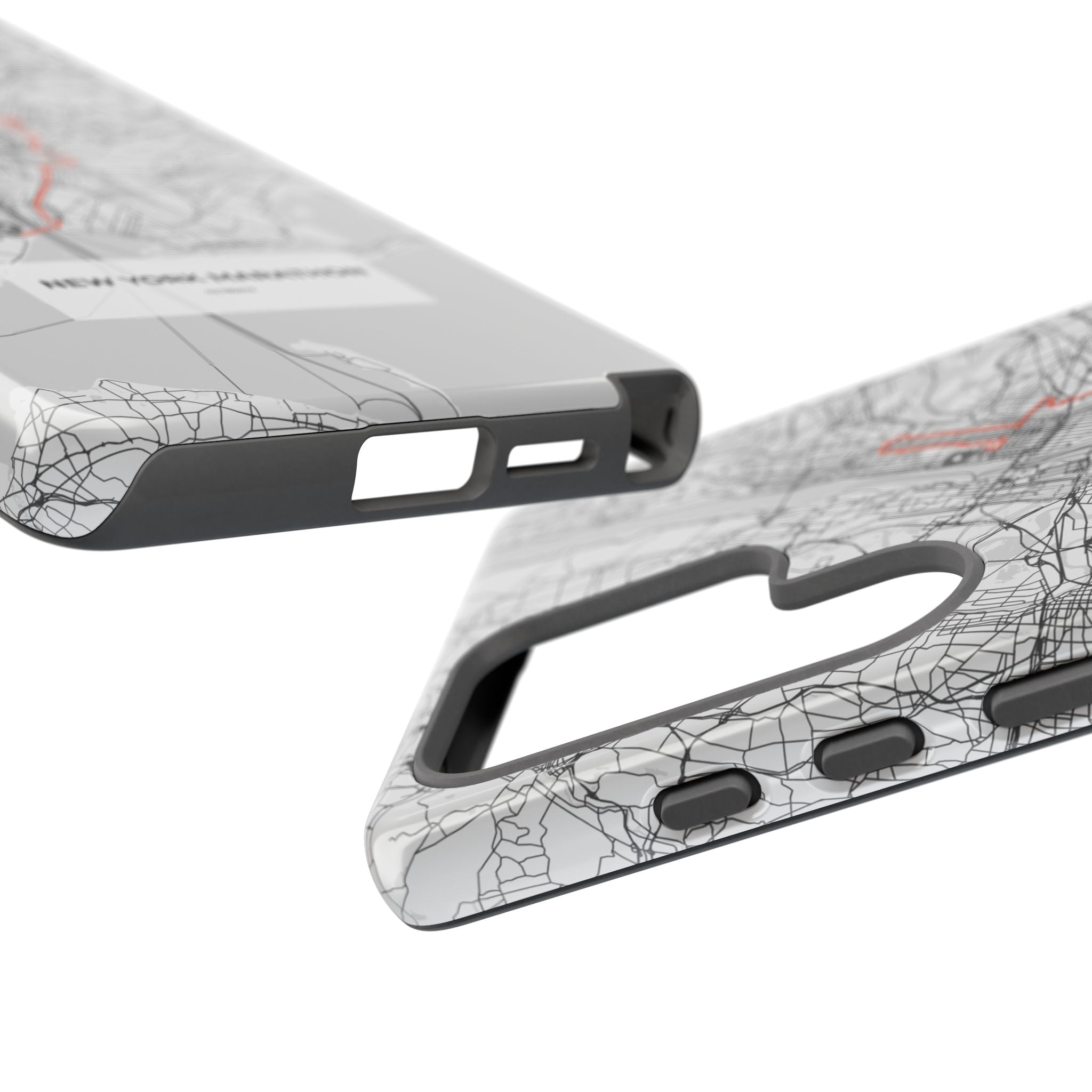 New York Marathon Route Tough Phone Case