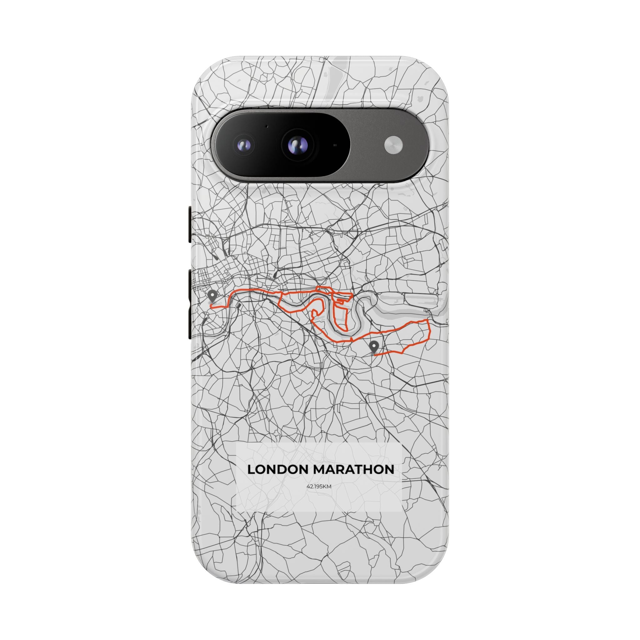 London Marathon Route Tough Phone Case