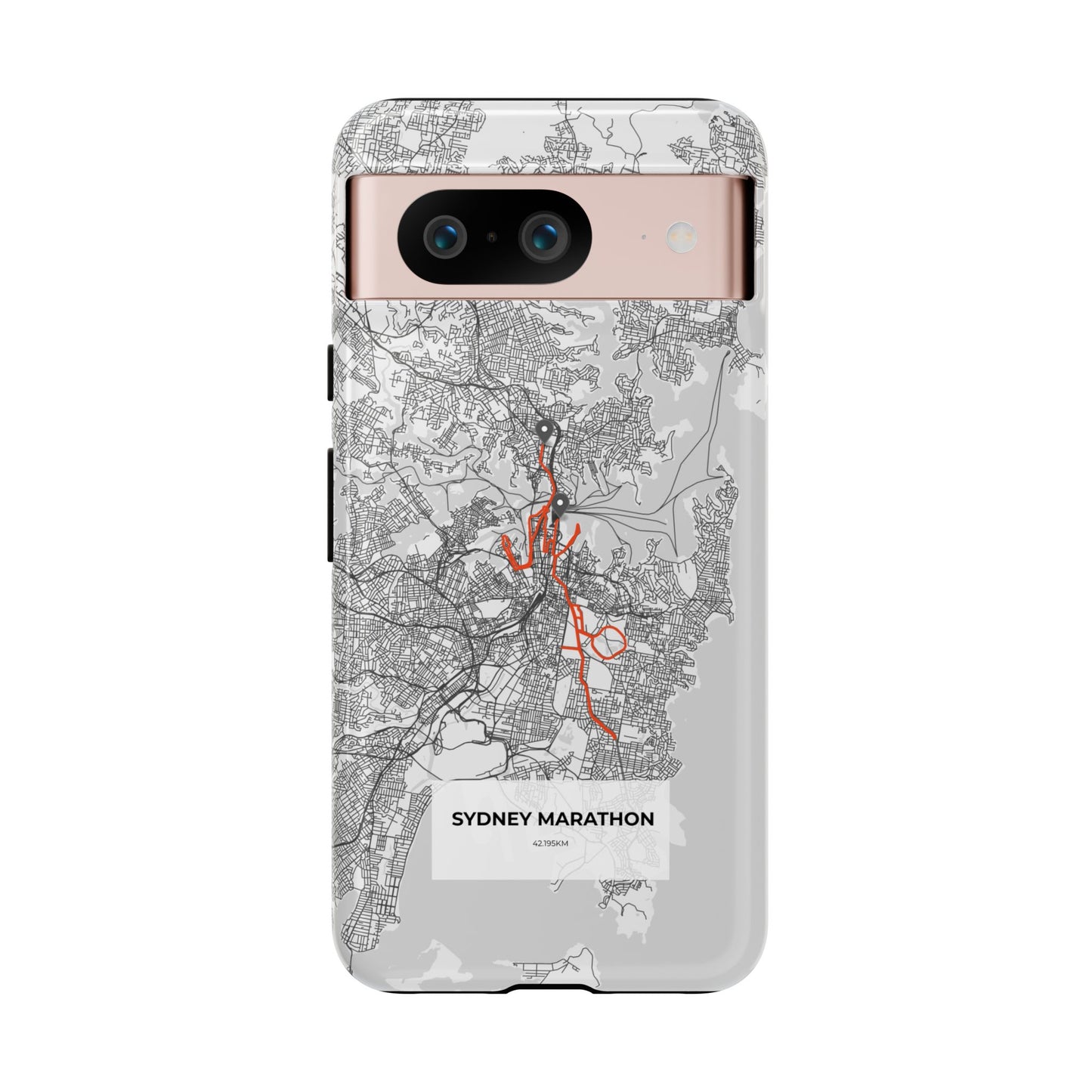 Sydney Marathon Route Tough Phone Case