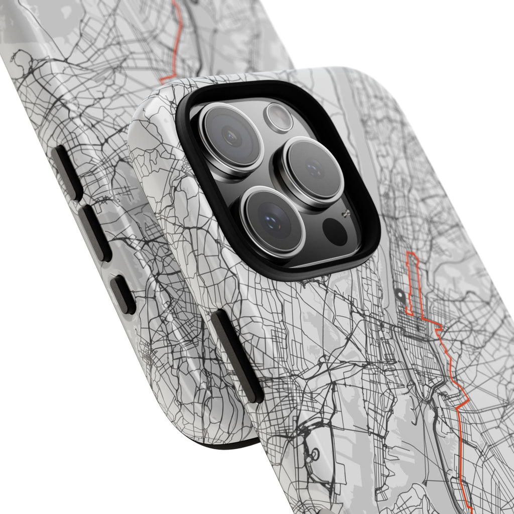 New York Marathon Route Tough Phone Case