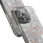 Berlin Marathon Route Clear Impact-Resistant Phone Case