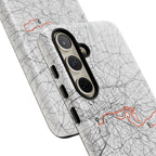 London Marathon Route Tough Phone Case