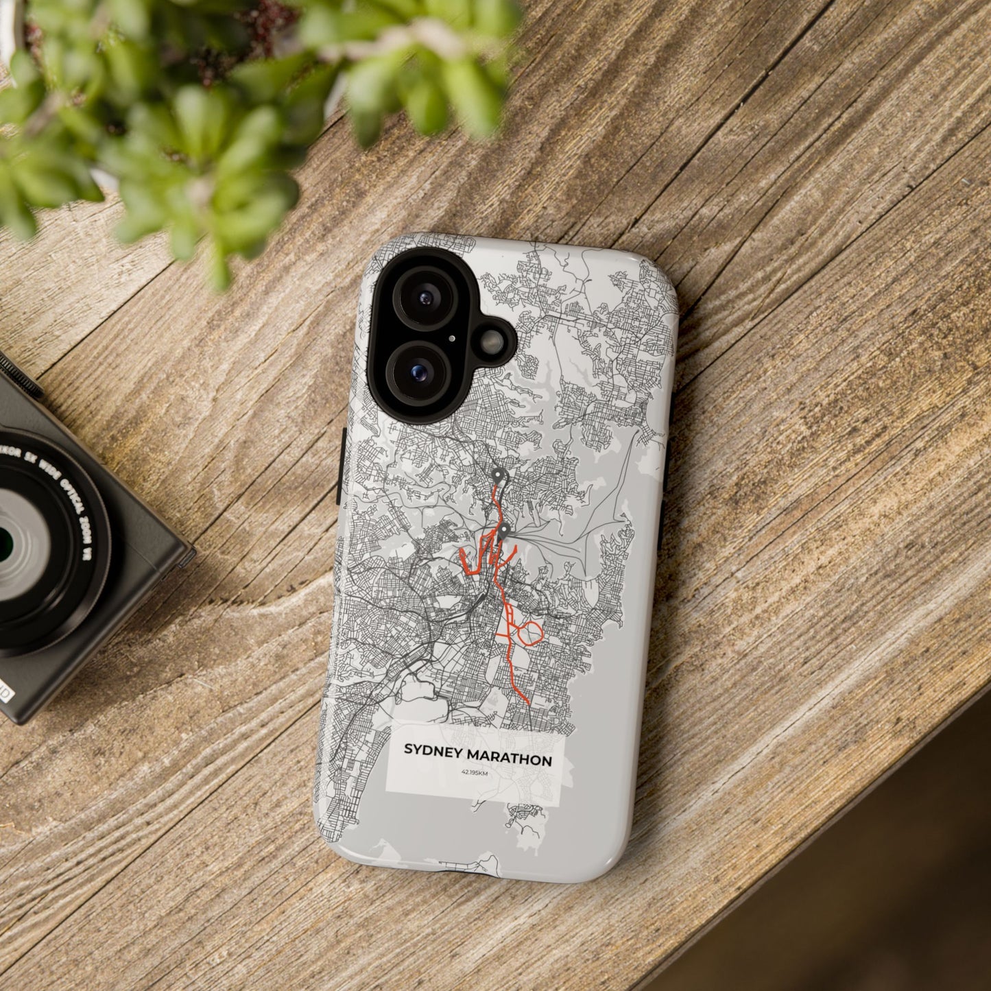 Sydney Marathon Route Tough Phone Case