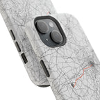 Boston Marathon Route Magnetic Impact-Resistant Phone Case