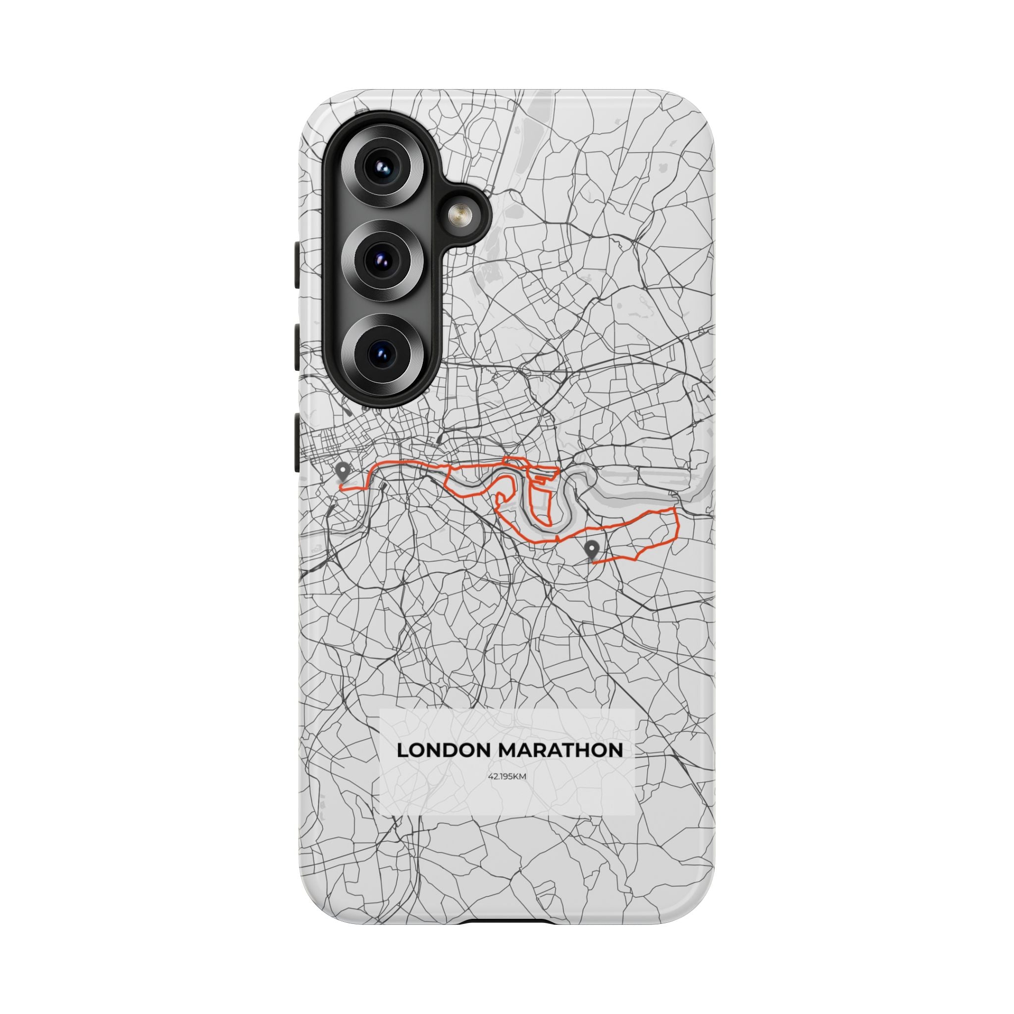 London Marathon Route Tough Phone Case
