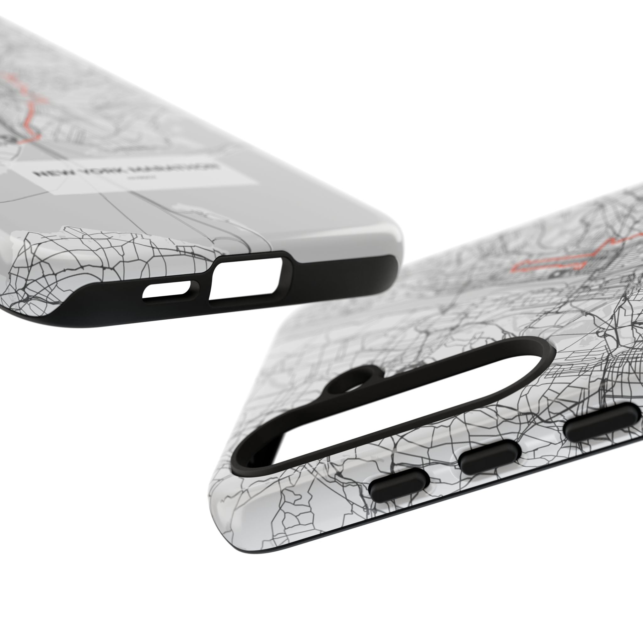 New York Marathon Route Tough Phone Case