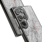 New York Marathon Route Clear Impact-Resistant Phone Case