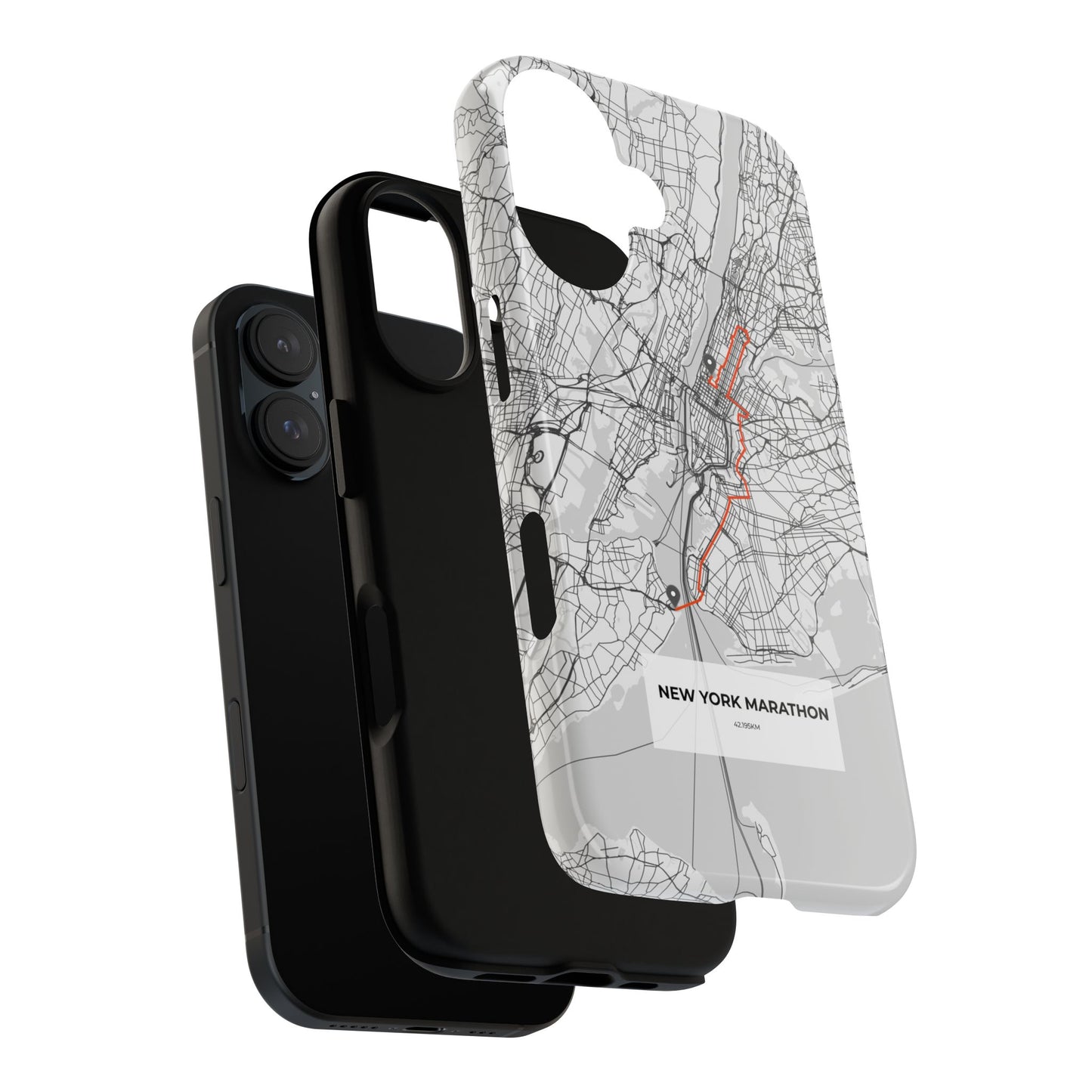 New York Marathon Route Tough Phone Case