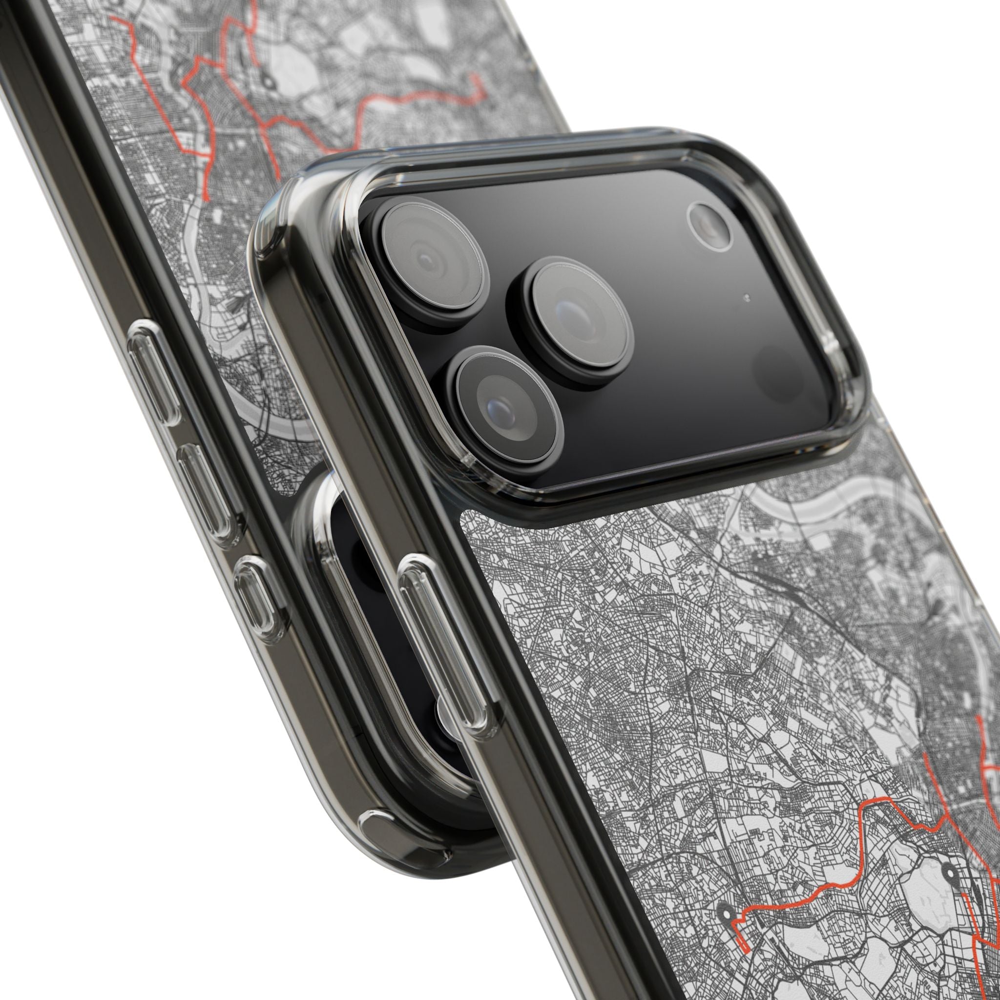 Tokyo Marathon Route Clear Impact-Resistant Phone Case