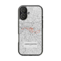 London Marathon Route Clear Impact-Resistant Phone Case