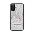 London Marathon Route Clear Impact-Resistant Phone Case