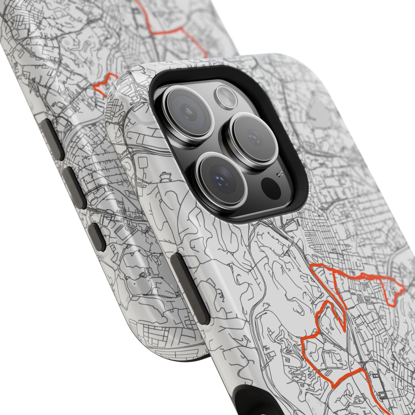 Customized Marathon Route Magnetic Impact-Resistant Phone Case