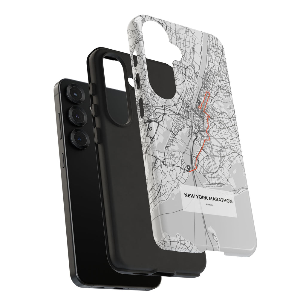 New York Marathon Route Tough Phone Case