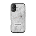 Boston Marathon Route Clear Impact-Resistant Phone Case