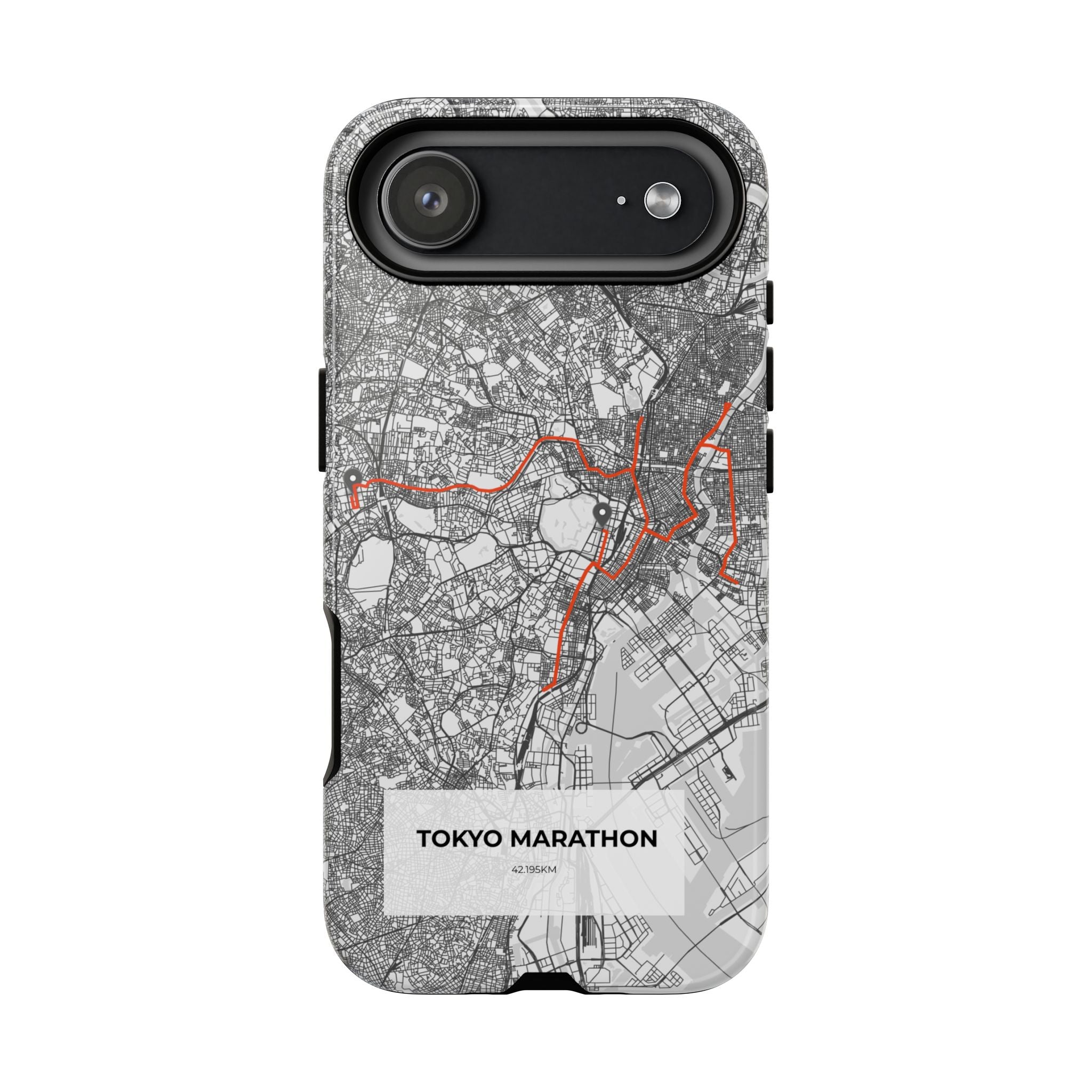 Tokyo Marathon Route Tough Phone Case