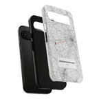 Boston Marathon Route Tough Phone Case