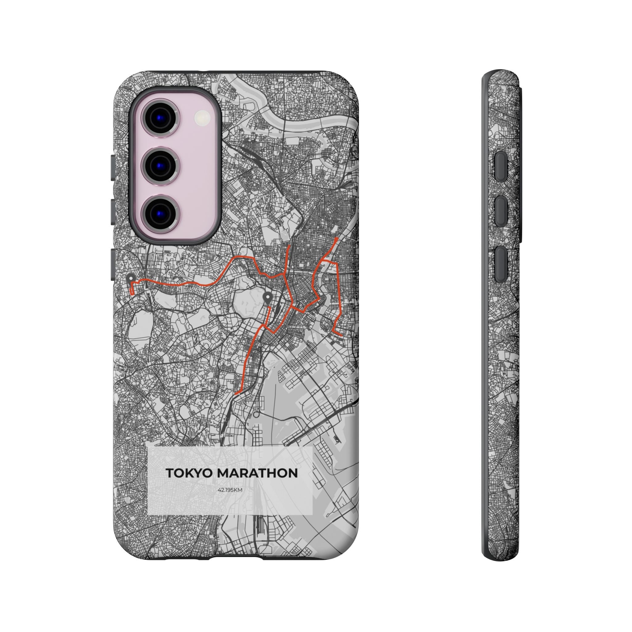 Tokyo Marathon Route Tough Phone Case