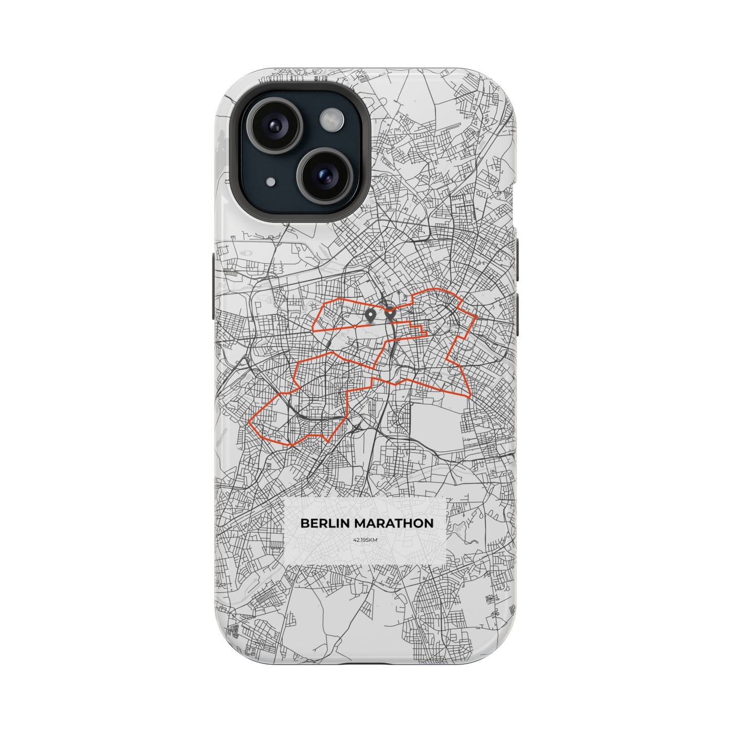 Berlin Marathon Route Magnetic Impact-Resistant Phone Case