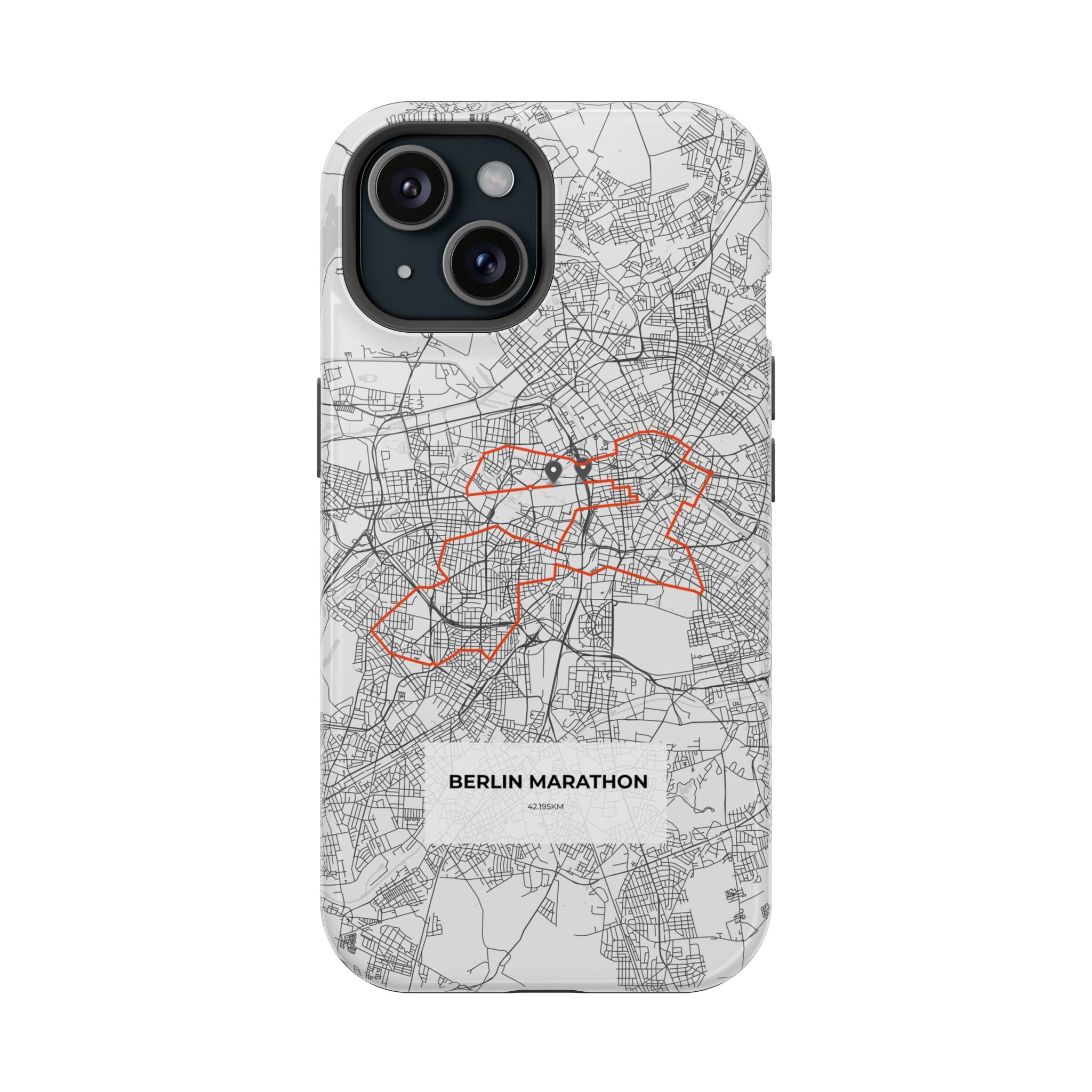 Berlin Marathon Route Magnetic Impact-Resistant Phone Case