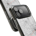 Boston Marathon Route Clear Impact-Resistant Phone Case