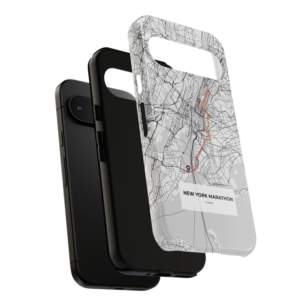 New York Marathon Route Tough Phone Case