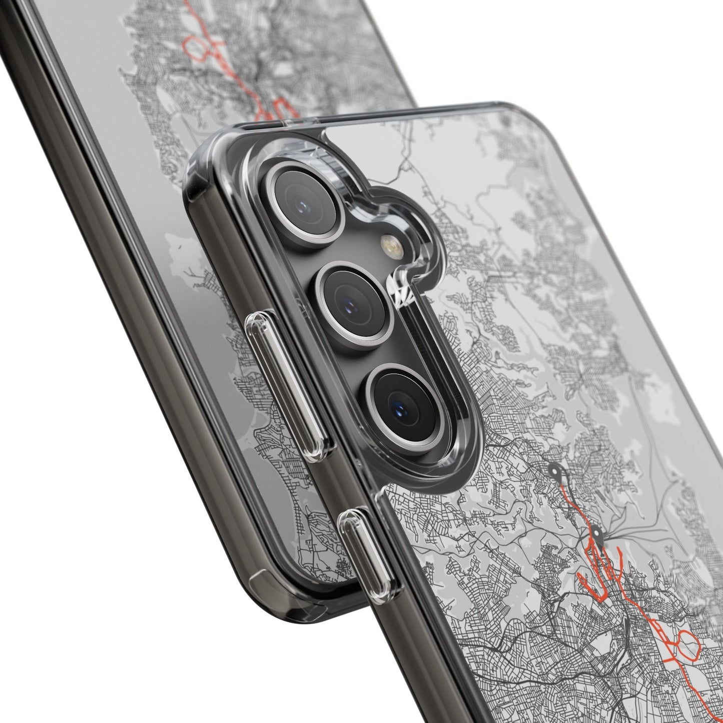 Sydney Marathon Route Clear Impact-Resistant Phone Case