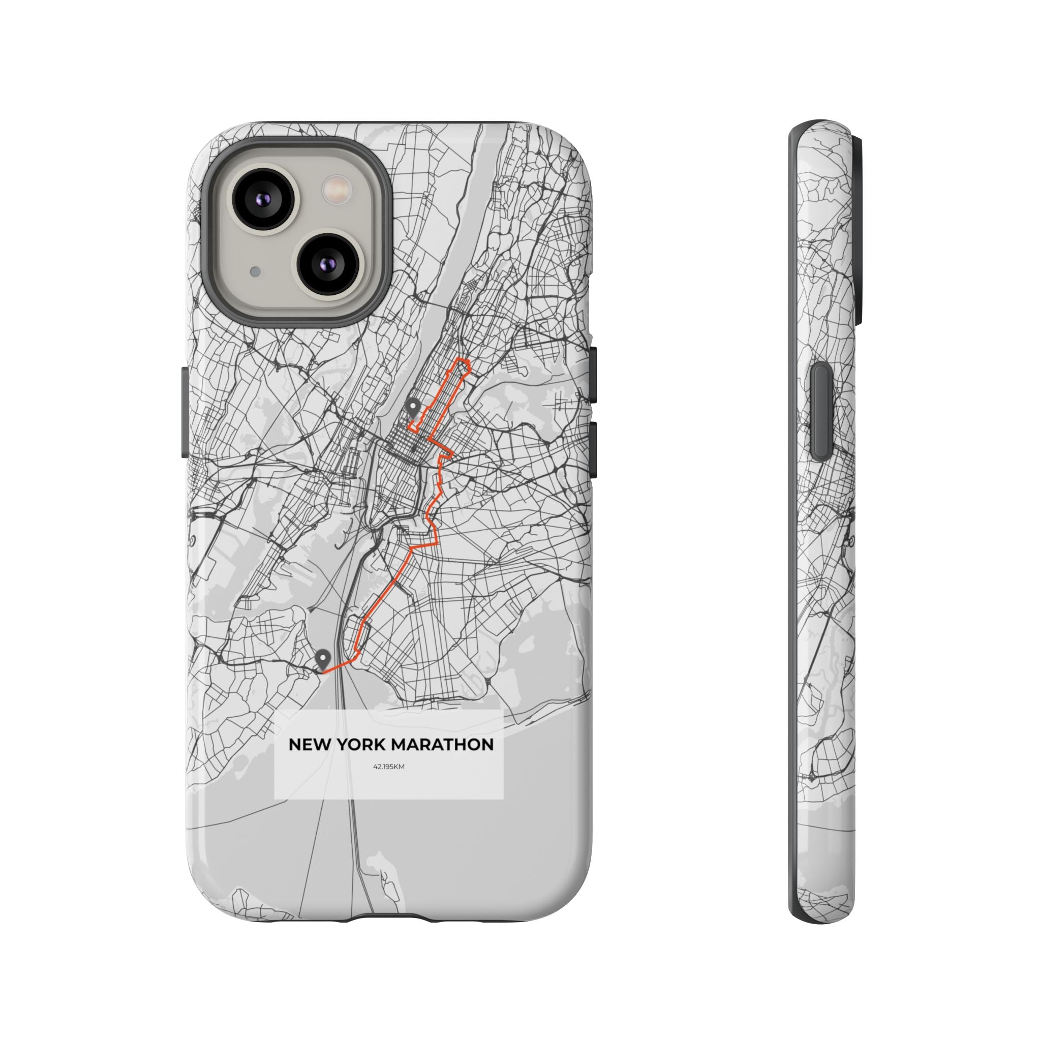 New York Marathon Route Tough Phone Case
