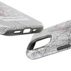 New York Marathon Route Magnetic Impact-Resistant Phone Case