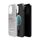London Marathon Route Magnetic Impact-Resistant Phone Case