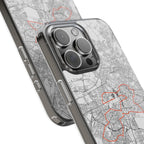 Berlin Marathon Route Clear Impact-Resistant Phone Case